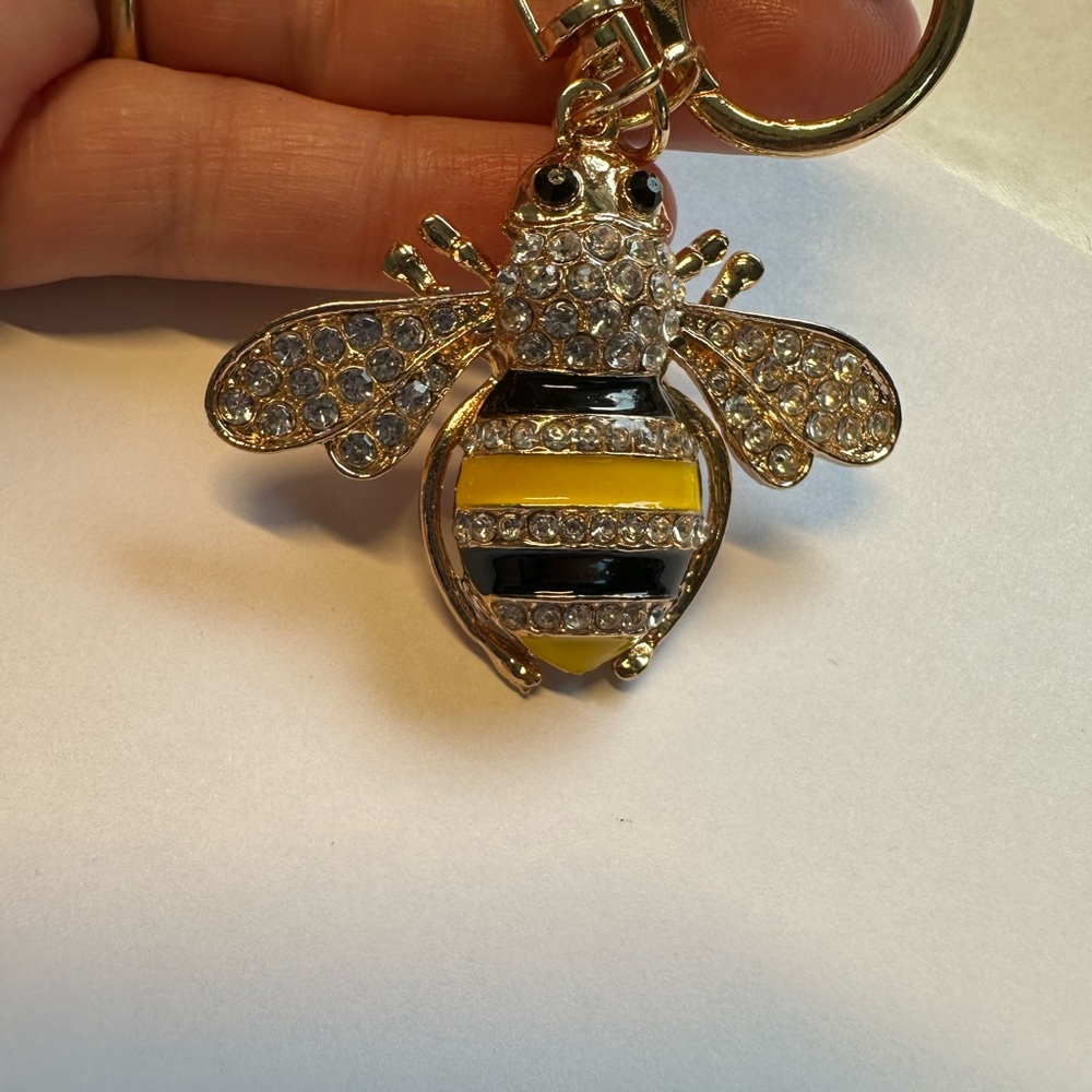 Bee bag charm/keychain NEW - Picture 7 of 8